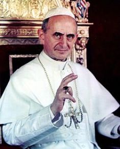 Paul VI asserts that he has the feeling that “from some fissure the smoke of Satan has entered into the temple of God” ((Insegnamenti [1972], 707).